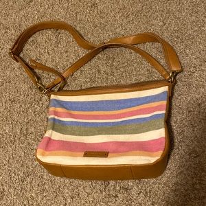 FOSSIL Brown Multi Leather Crossbody